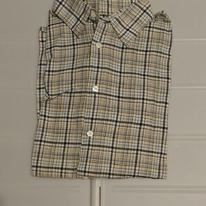 Vintage John Varvatos Plaid Button Down Shirt
